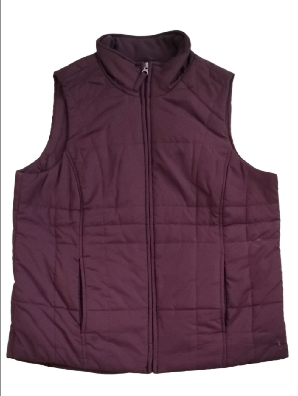 3/$20 Athletic Works Plum Quilted Sleeveless Vest